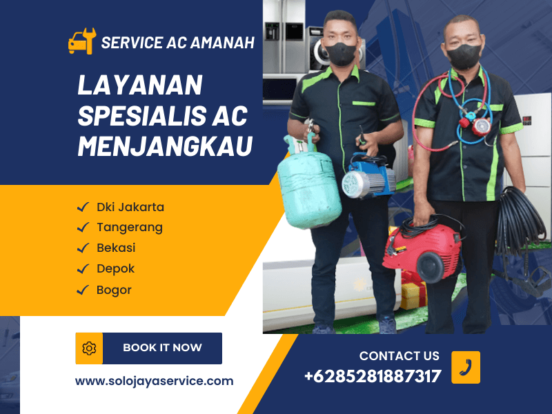 Solo Jaya Service Jasa Service AC Depok Bergaransi